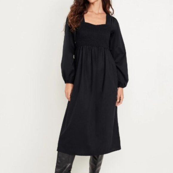 Old Navy women Fit & Flare Midi Dress - Picture 4 of 4